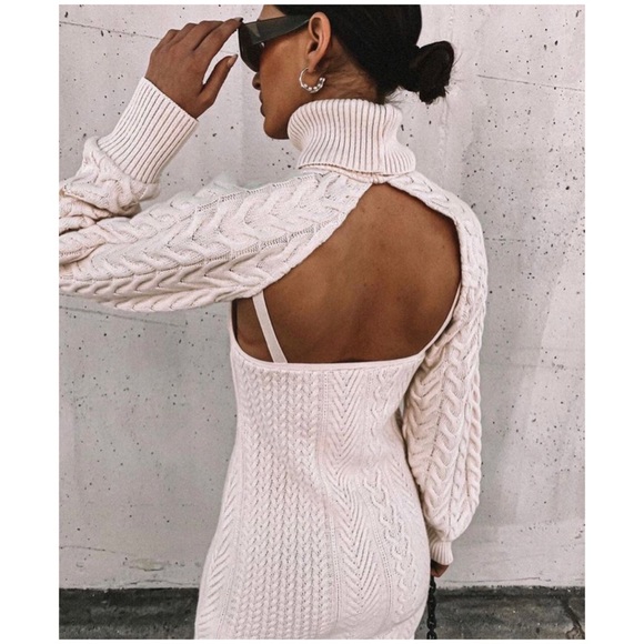 NWT Zara 3 Piece Cable-Knit Arm Warmer, Tank & D… - Picture 13 of 16